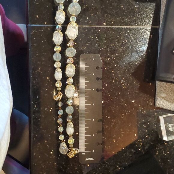 Vintage Necklace made of Beads from 1950's! Very Sparkling! - Picture 4 of 5